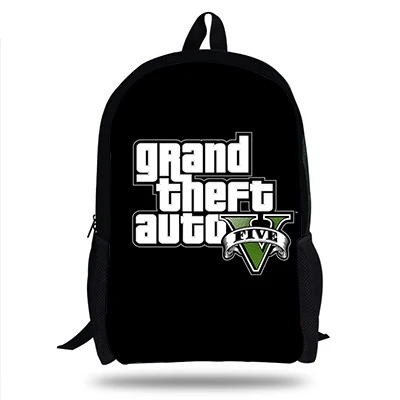 a7180 Поп Grand Theft Авто игра печать школьные сумки для девочек подростков GTA Fight сумка рюкзак студентов Bookbag горячие дети Mochilas - Цвет: a7180