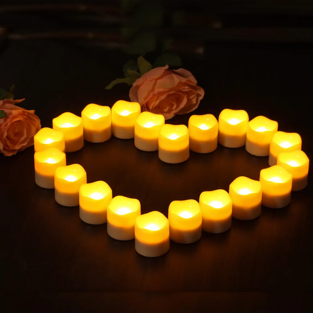 1 5 дюймовые мерцающие беспламенные светодиодные светильники на батарейках