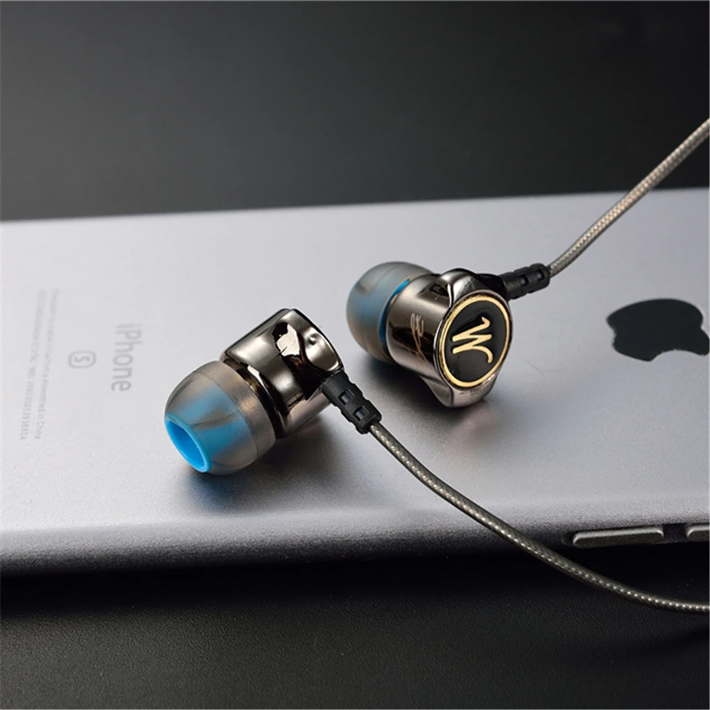 earphones qkz dm7 special edition gold plated housing headset noise isolating hd hifi earphone auriculares fone de ouvido free global shipping