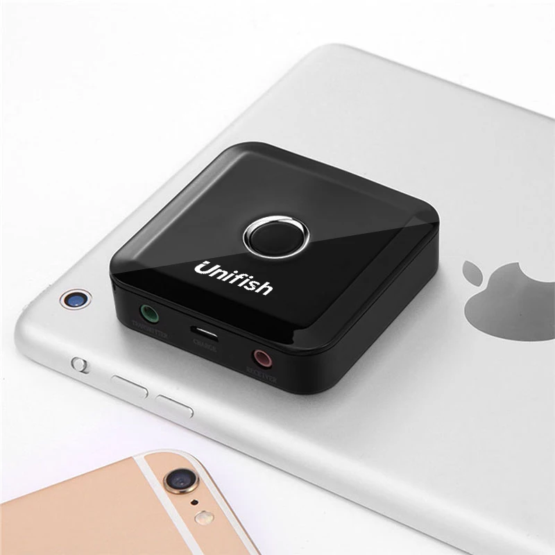 Unifish Беспроводной передатчик Bluetooth приемник 2 в 1 A2DP 3.5 мм AUX стерео аудио Dongle