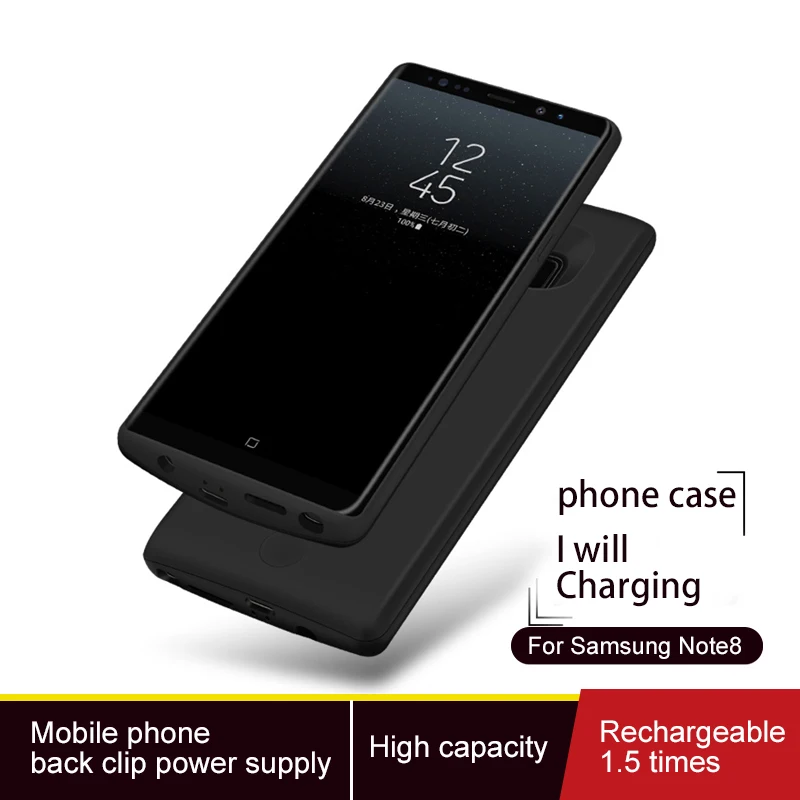 VVKing Battery case For Samsung Galaxy Note 8 Cover Real 6500mAh 2A Fast Charger Case Power Bank | Мобильные телефоны и