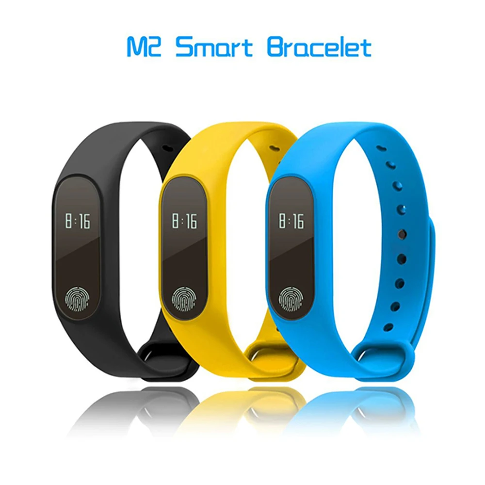 Hangrui New M2 Smart Band Fitness Sleep Tracker Messages Reminder Bluetooth Bracelet For Android IOS Phone Wristband | Электроника