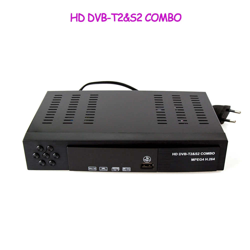 Dmyco DVB T2 S2 цифрового наземного спутниковый ресивер ТВ ящик MPEG 4 H.264 HD 1080 P Поддержка