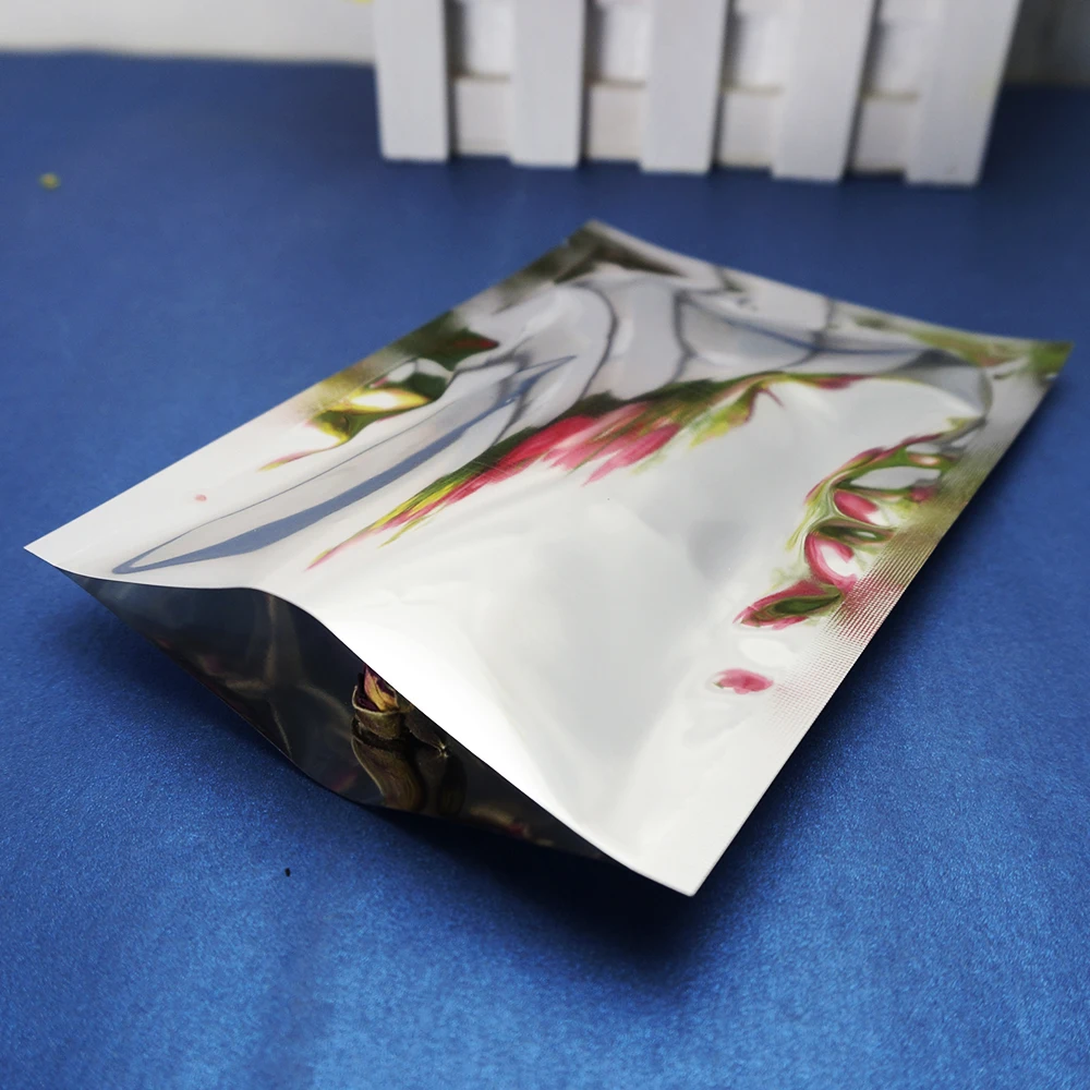 100 x тепло герметичный простой карман 12X17CM серебряное покрытие алюминиевой фольги
