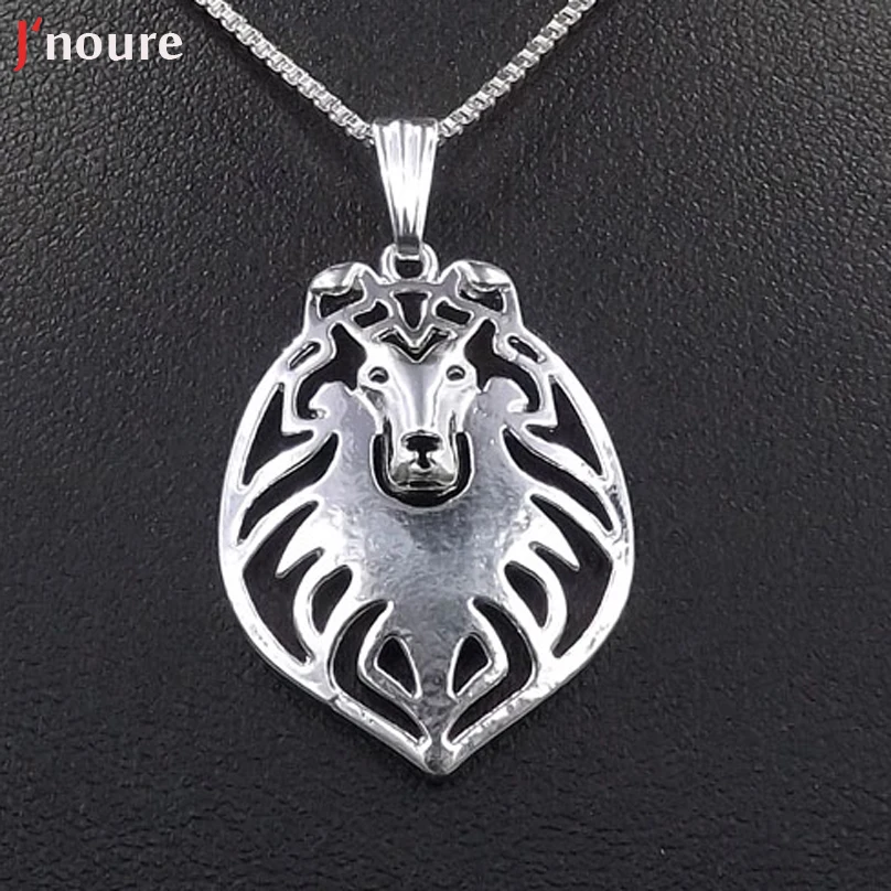 Колли ювелирные изделия собака кулон и Ожерелья для мужчин любителей животных