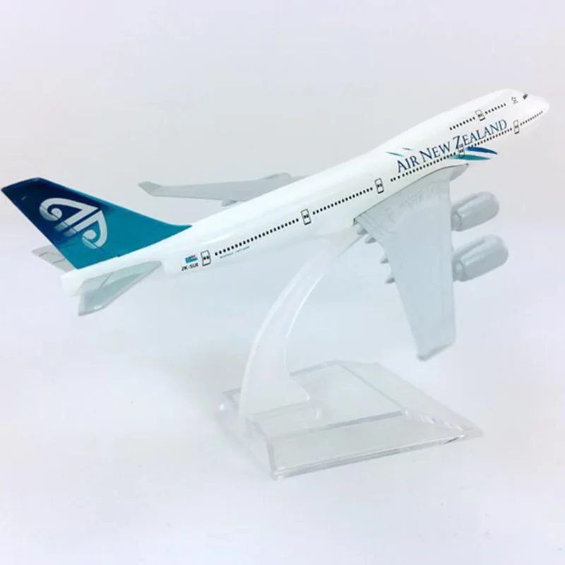 16 см 1:400 авиа Новая Зеландия авиалиния Боинг модель с основанием самолеты из