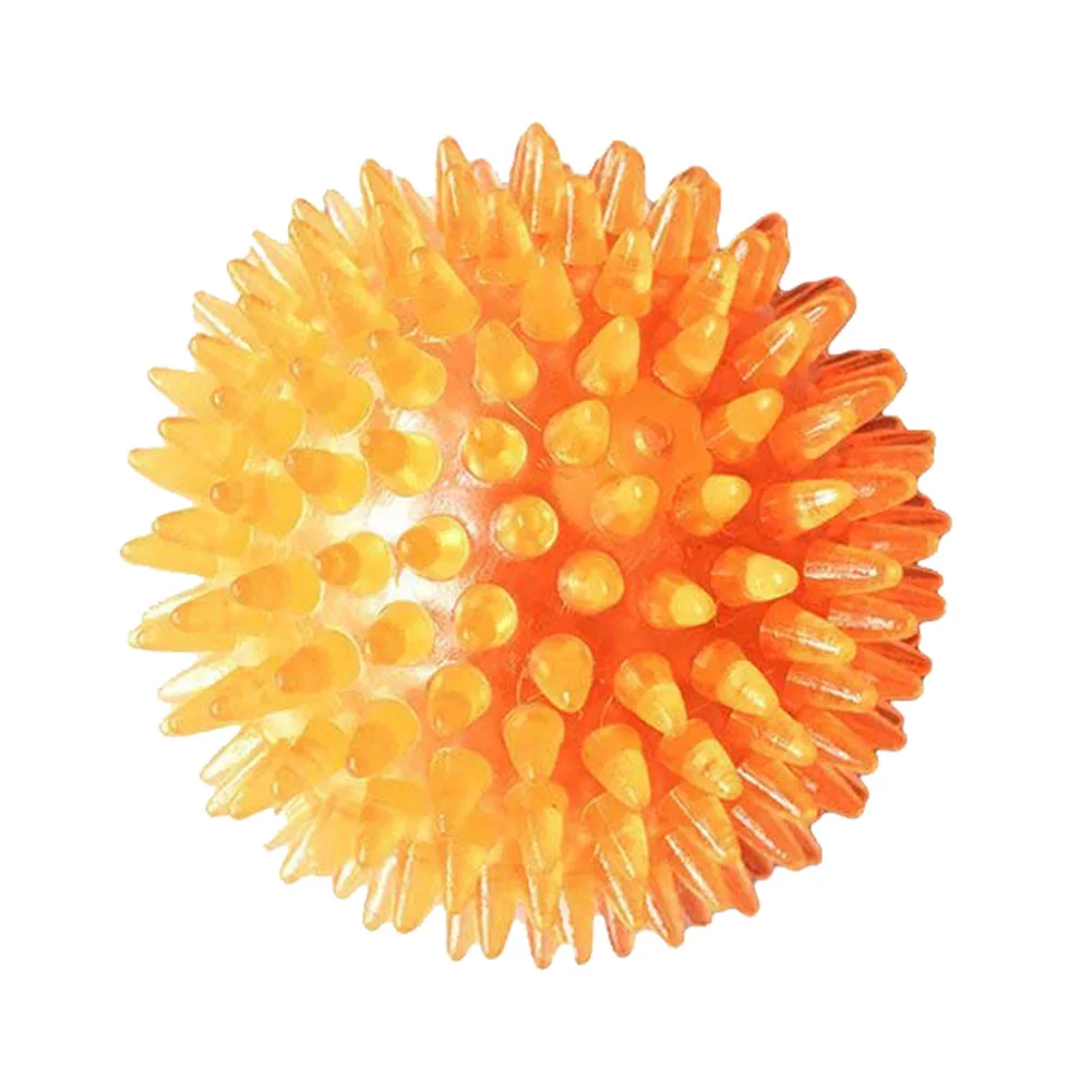 

Pet Dog Chewing Balls Chew Toy Soft Stab Cleaning Teeth Elasticity High Bounce H99F