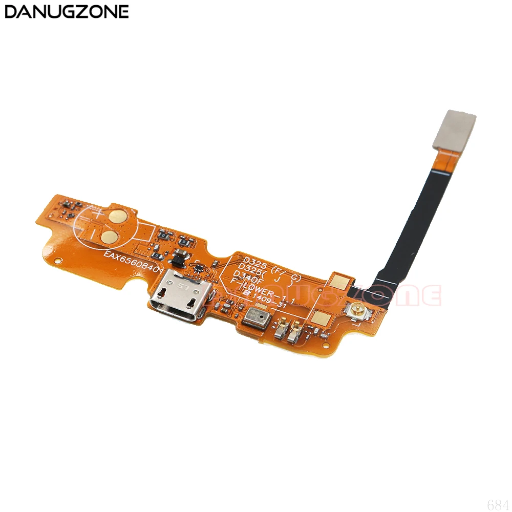 Usb порт для зарядки док-станция разъем для зарядки гибкий кабель с микрофоном для LG Optimus D325 L70 D321 MS323