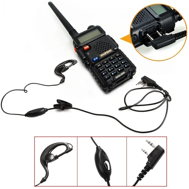 2 шт. BaoFeng UV 5R рация 5 км радиоприемник UV5R Hf приемопередатчик 128CH Вт VHF UHF портативный