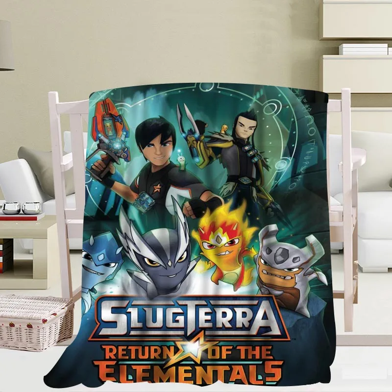 Новое поступление Slugterra одеяло s 3D печать мягкое одеяло бросок на дом/диван/постельные принадлежности портативный взрослый Дорожный Чехол одеяло - Цвет: 4