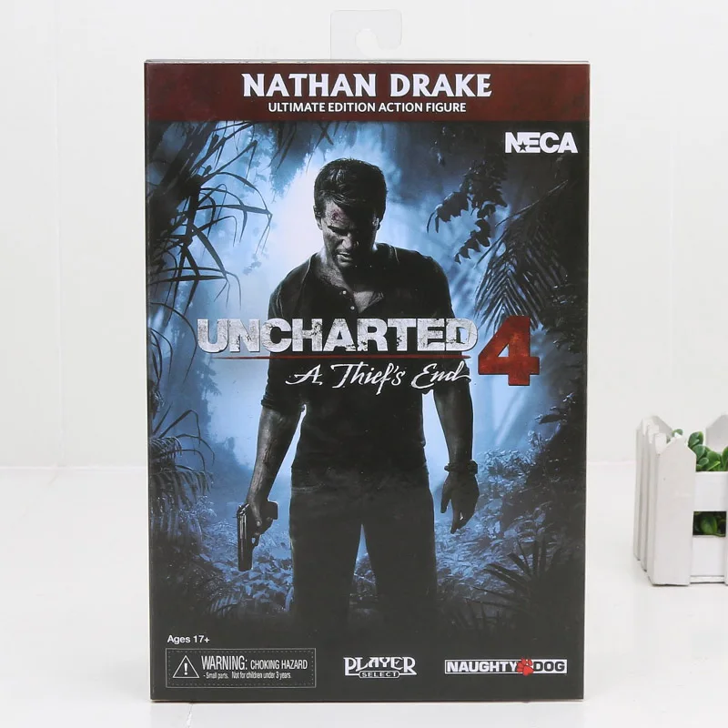 18 см NECA Uncharted 4 вор конец Натан Дрейк Ultimate Edition ПВХ фигурка Игра коллекционная модель игрушка подарок