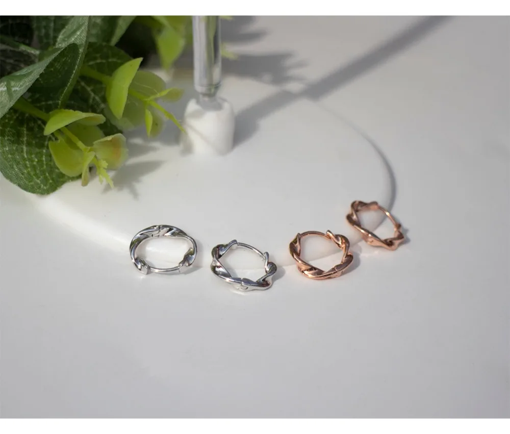 Серьги из стерлингового серебра S925 пробы, простые геометрические молнии, ушные кости, Пряжка для ушей, индивидуальная тренд, дикие мужские и женские серебряные ювелирные изделия для ушей
