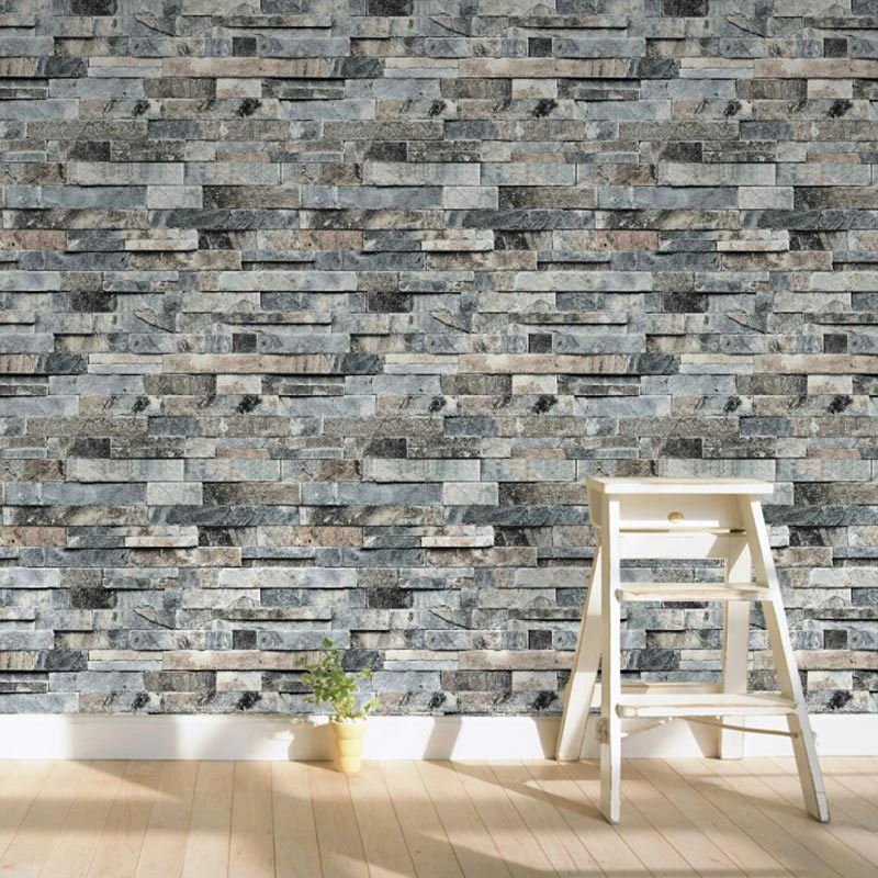wellyu Imitation brick pattern rock tv background wall paper culture Chinese style retro shop decoration wallpapers | Обустройство
