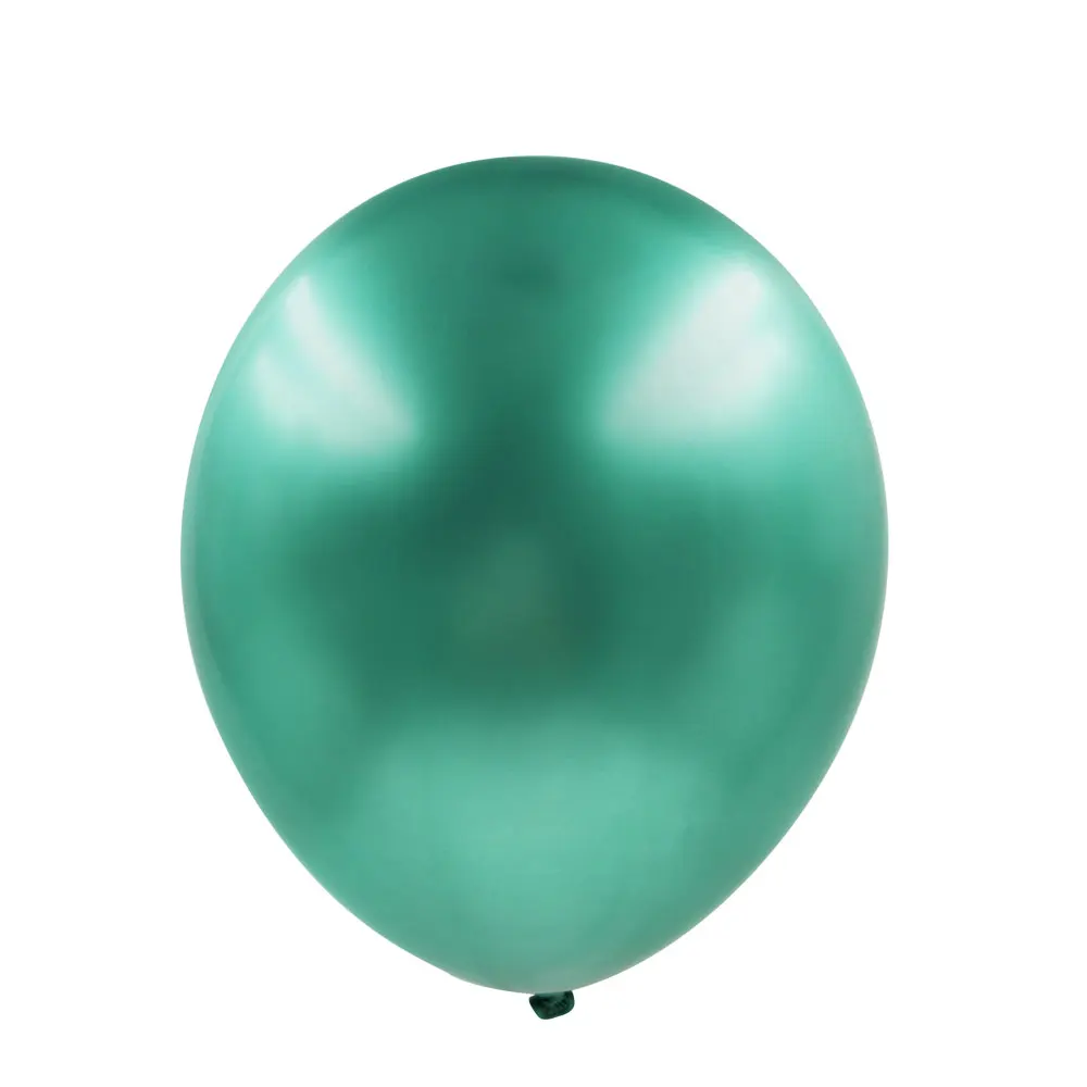 green Metal Ballon Жемчужный металлический шар круглые металлические воздушные шары Декор для вечеринки в честь Дня рождения латексные шарики металлизированные Свадебные украшения 1" воздушный шар - Цвет: green Metal Ballon