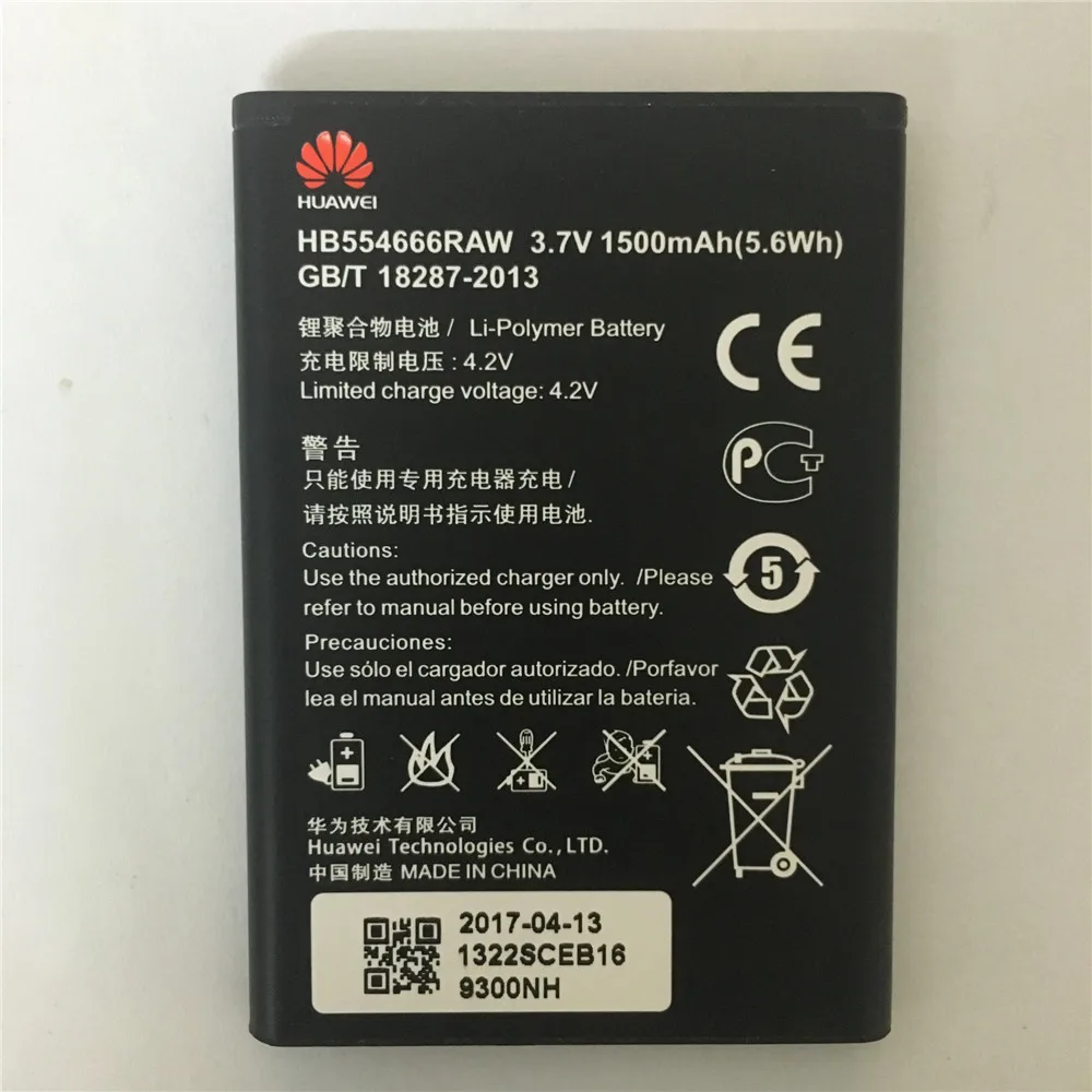HB554666RAW для Huawei E5372 E5373 E5375 EC5377 E5330 E5336 E5351 E5356 EC5377U 872 E5356S 2 E5330B смартфон|hb554666raw|huawei