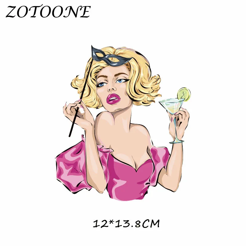 ZOTOONE Переводные патчи с американским флагом для влюбленной девушки Аппликация из