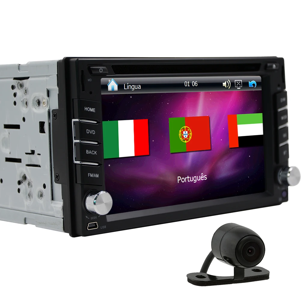 Системы Навигатор автомобиля dvd-плеер gps двойной Din логотипа Авто BT MP4 3D Карта ПК