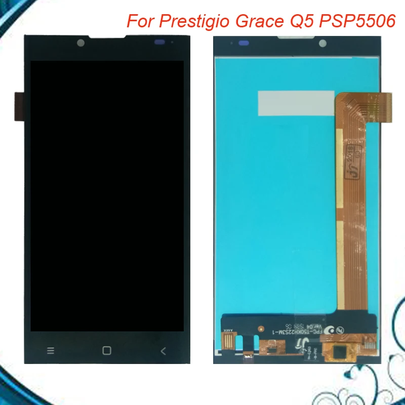 Высококачественный ЖК дисплей + сенсорный экран для замены экрана Prestigio Grace Q5 PSP5506