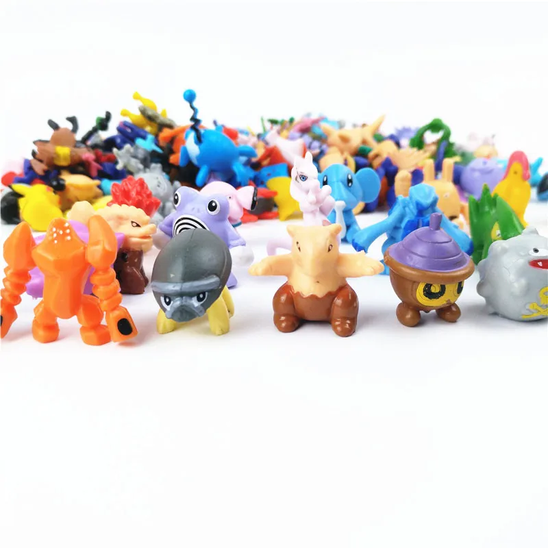 144 шт./лот XY Pokeball Пикачу фигурка 2 3 см мини аниме детские игрушки для детей