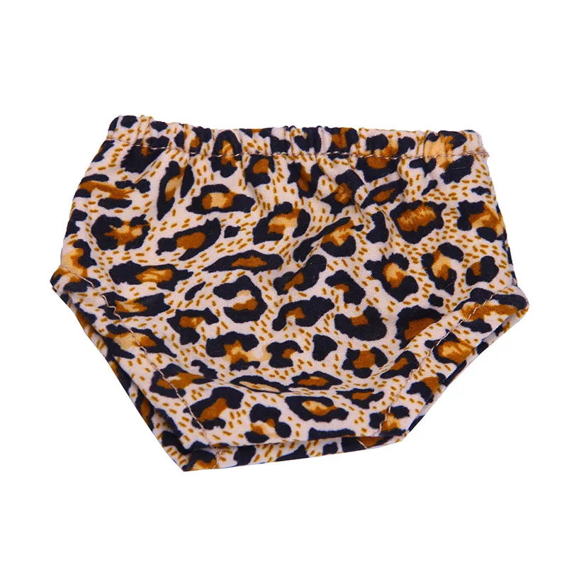 Handmade Doll Leopard pattern panties accessories Fit 18 Inch &amp43cm New baby doll Zapt Clothes | Игрушки и хобби