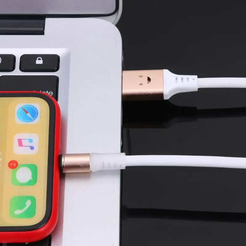 2 in 1 Magnetic 8 Pin Micro USB Charging Cable Sound Control Lighting Magnet Charger Adapter Cord for iPhone Android Promotion | Компьютеры