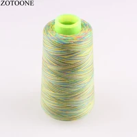machine industrial sewing thread spool rainbow polyester sewing thread multicolor sewing suppiles 3000yspool 40s2se0017c4