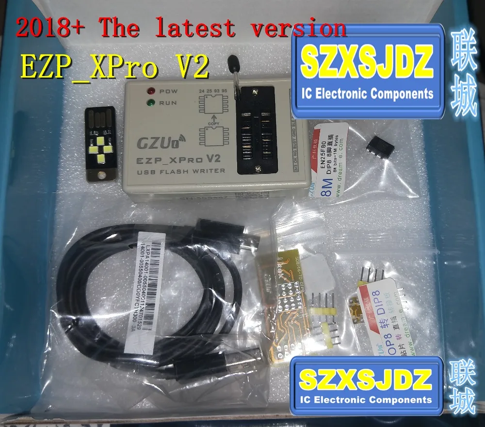 EZP_XPro V2 программист материнская плата USB маршрутизации ЖК дисплей BIOS SPI FLASH IBM 25