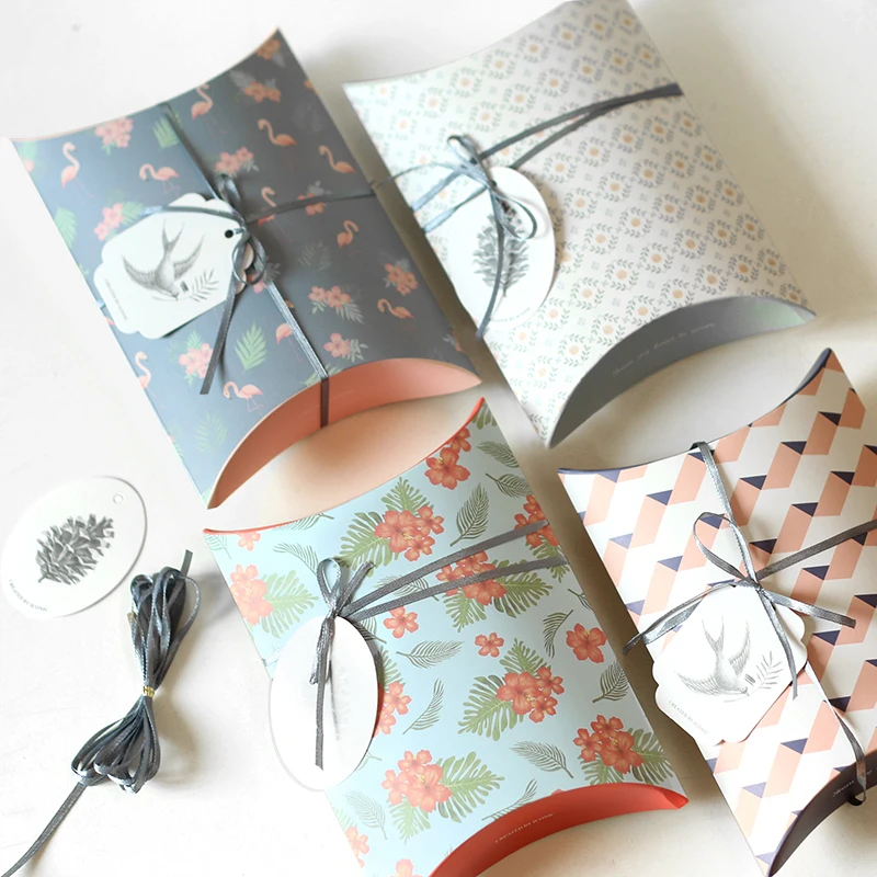 Большая подарочная упаковочная коробка красный цветок Подушка упаковка для