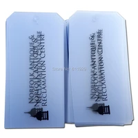 customize shape cutting plastic tagsclothing clear pvc tagsgarment labels printingmain labelbrandtrademark 1000 pcs a lot