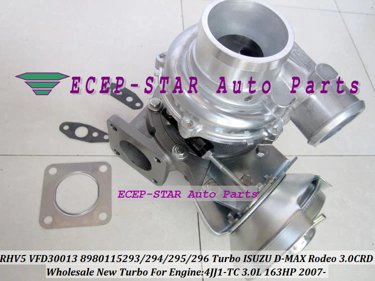 RHV5 VFD30013 8980115293 8980115294 8980115295 8980115296 Turbo для ISUZU D MAX Rodeo 3.0L CRD 2007 4JJ1 TC 163HP|turbo turbo turbo|isuzu