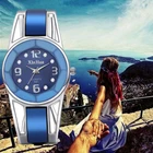 Часы наручные женские кварцевые со стальным браслетом, люксовые модные, простые