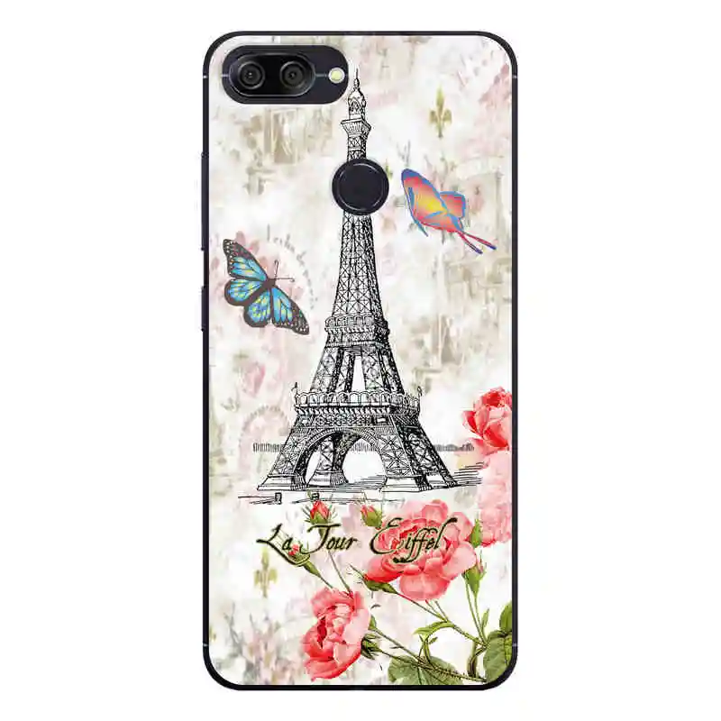 For ASUS ZenFone Max Plus M1 ZB570TL Case Phone Back Cover Painted Asus 5.7" Protection Shell Fundas |