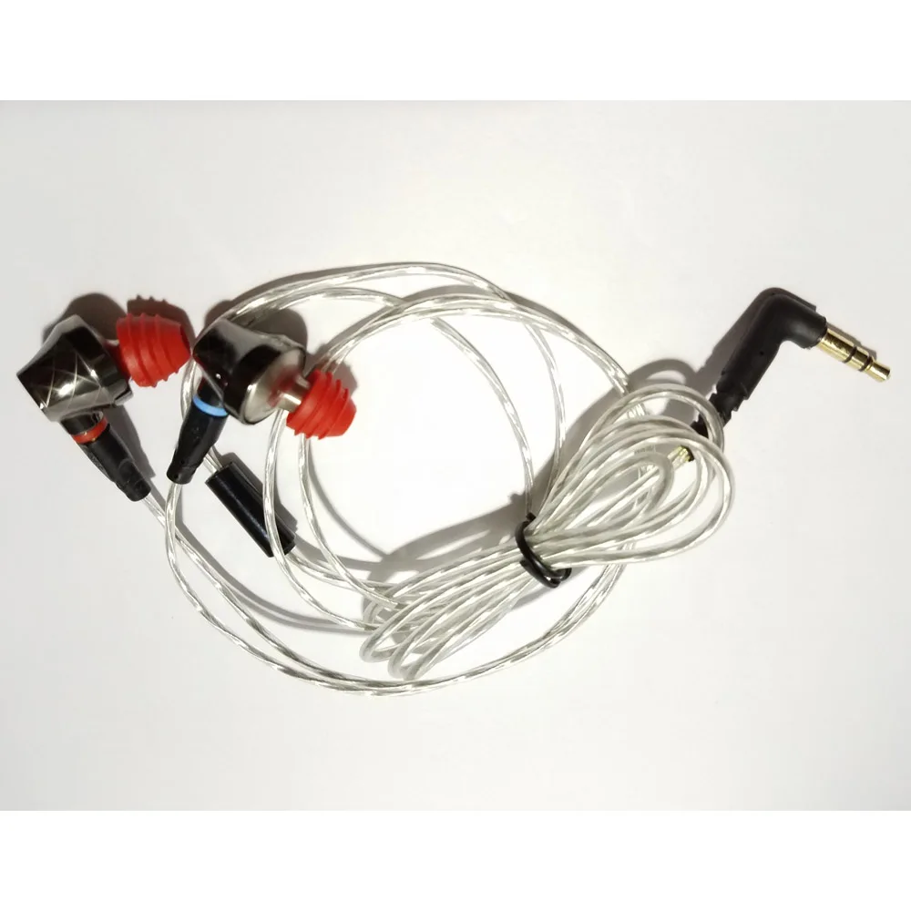 silver no mic Новая технология SENFER DT6 пьезоэлектрические наушники баланс арматура Earburd динамический PK ie80S ie800 MMCX кабель гарнитура V90 - Цвет: silver no mic