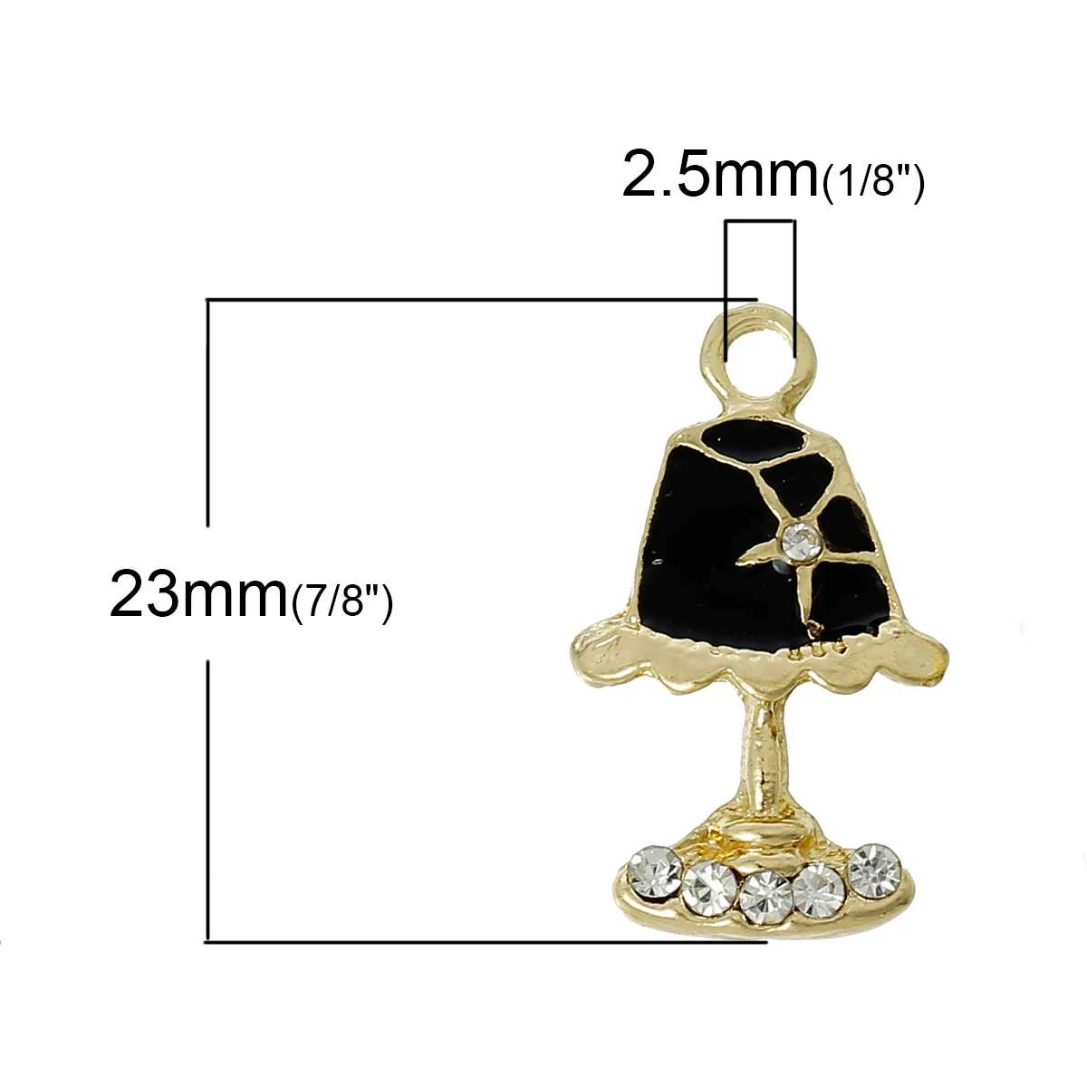 Подвесные Подвески DoreenBeads из металлического сплава настольная лампа золотого
