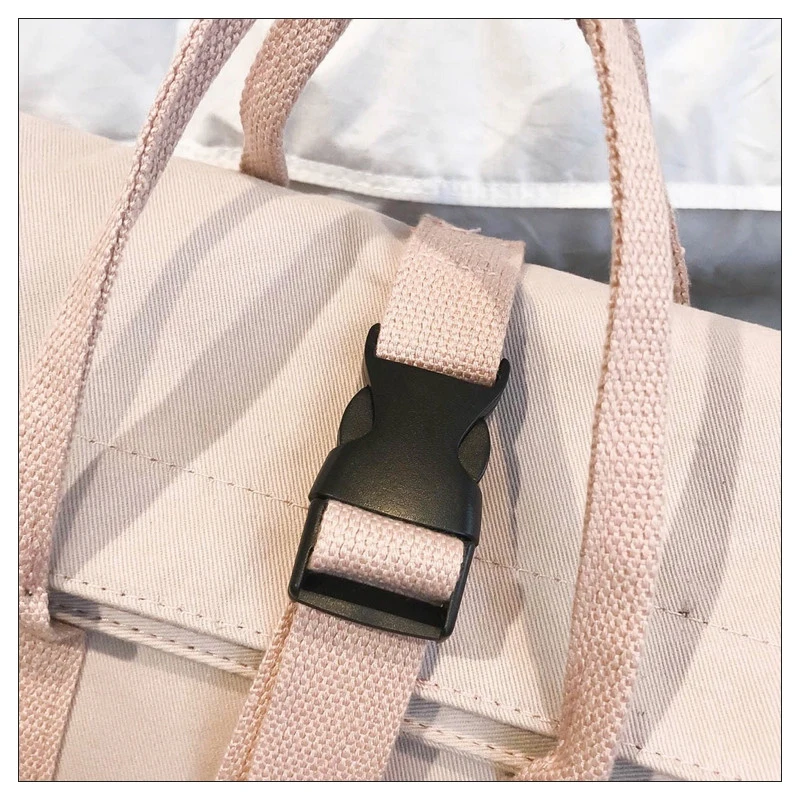 Модная хлопковая ткань для подростков Mochila, школьная сумка для девочек, женский рюкзак, черная школьная сумка, женский рюкзак для книг