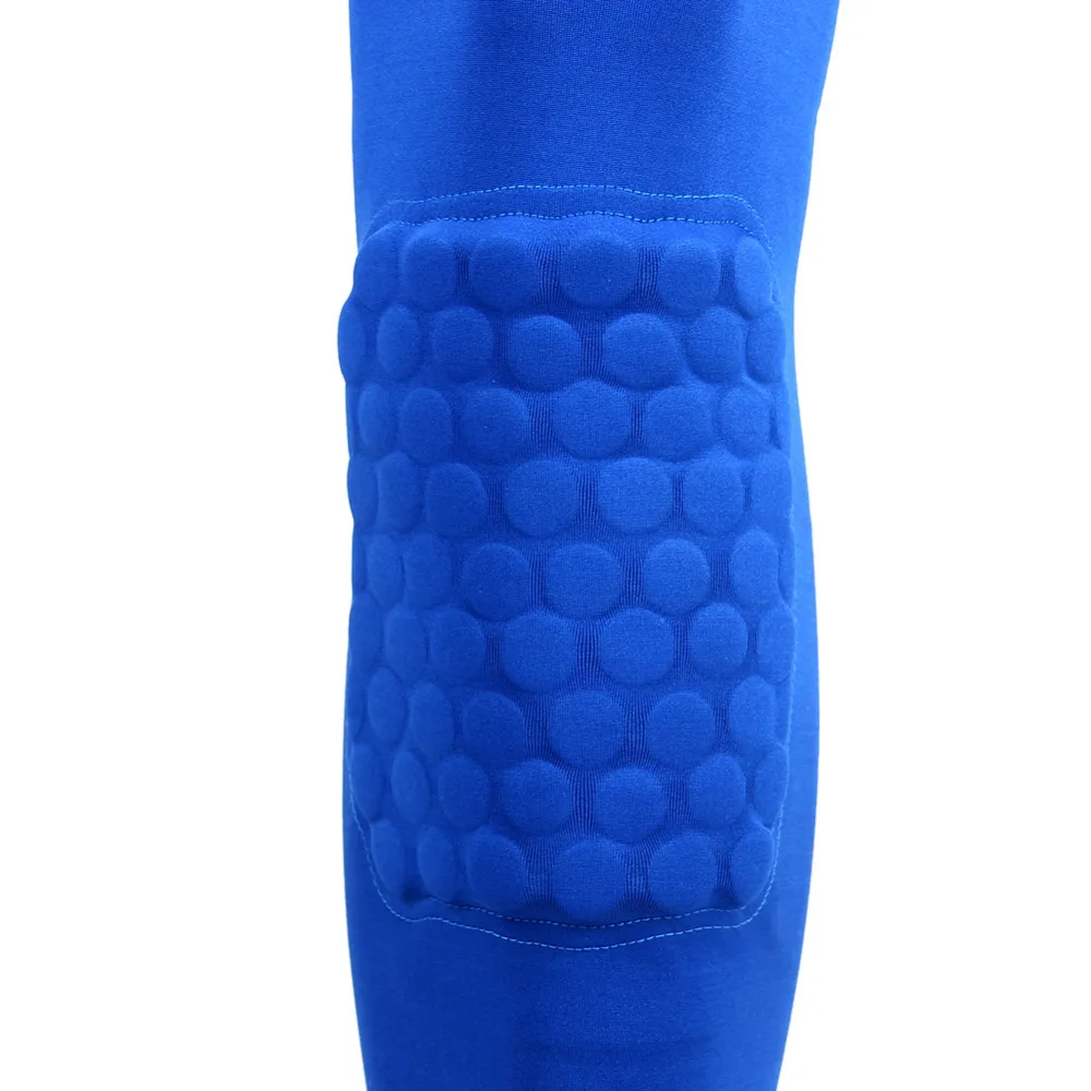 Соты Pad неломающийся антискользящий спорт баскетбольная ног колено с длинным