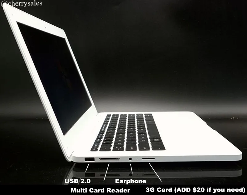 Ноутбук Тетрадь компьютер с в тел Celeron J1900 4 ядра 8 ГБ Оперативная память + 1 ТБ HDD 13 3