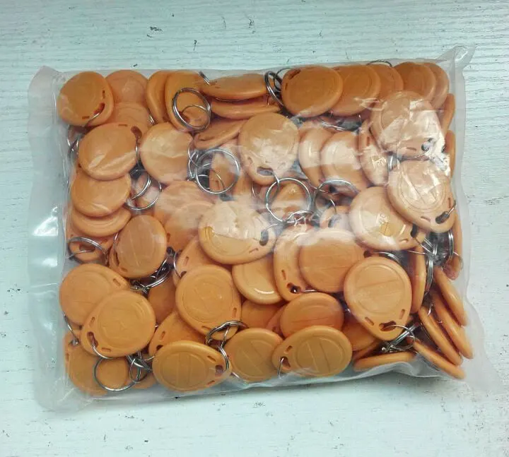 10 шт. RFID метки большие круглые брелоки брелок кольцо 125 кГц чип для бесконтактной