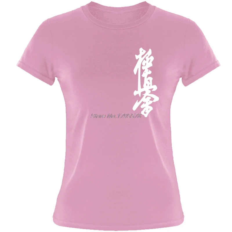Свободные черные женские футболки, футболки Kyokushin Karate Masutatsu Oyama Karate Japan-Custom Girl, футболки, футболки с принтом, топы