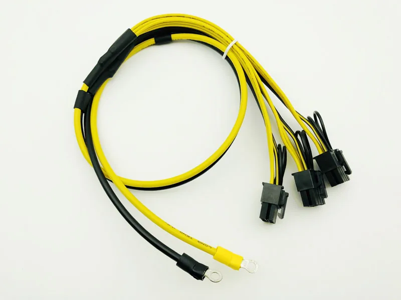10 шт. кабель питания 8Pin кабели для видеокарт клемма O адаптер 12AWG + 18AWG