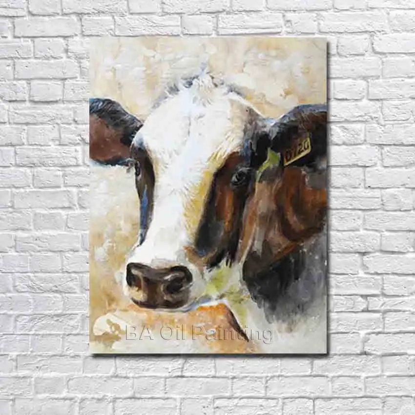 

Wall Pictures Paintings 100% Hand Painted Abstract Animal Oil Painting On Canvas For Living Room Decoration No Framed Big Size