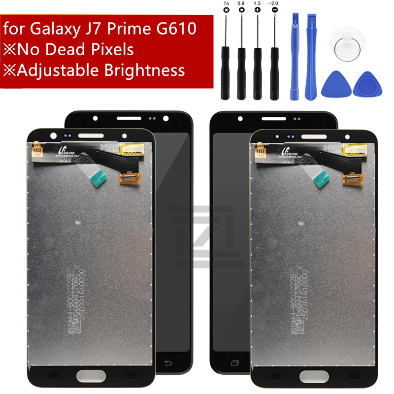 Для SAMSUNG GALAXY J7 Prime LCD G610 G610F G610M on7 2016 дисплей сенсорный экран дигитайзер Замена для