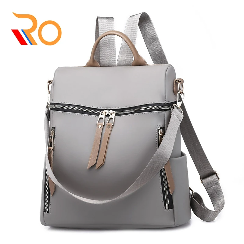 

Women Backpack Soft PU Leather Mochila Escolar School Bags For Teenagers Girls Top-handle Backpacks Multifunction