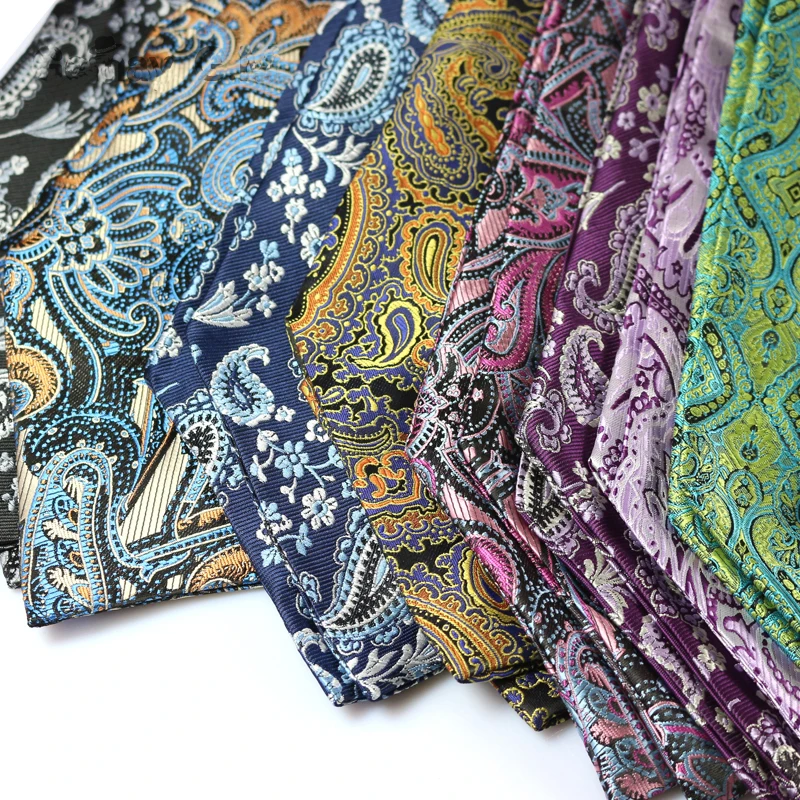 YISHLINE мужской галстук Аскот винтажный цветочный Пейсли формальный Шелковый