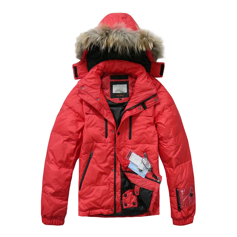 2022 High Quality Winter Down Jacket Men Casual Thick Warm Down Coats 90% White Duck Down Brand Hooded Winter Down Jackets Man