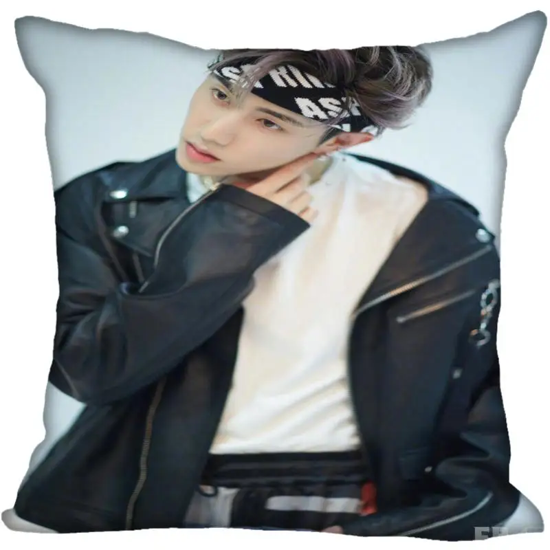 Популярная шелковая квадратная наволочка Fan Xi KPOP GOT7 Mark Tuan с принтом домашние