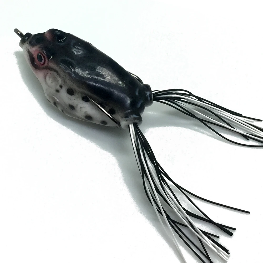 5 шт./лот лидер продаж мягкие рыболовные приманки Topwater Frog с полым корпусом