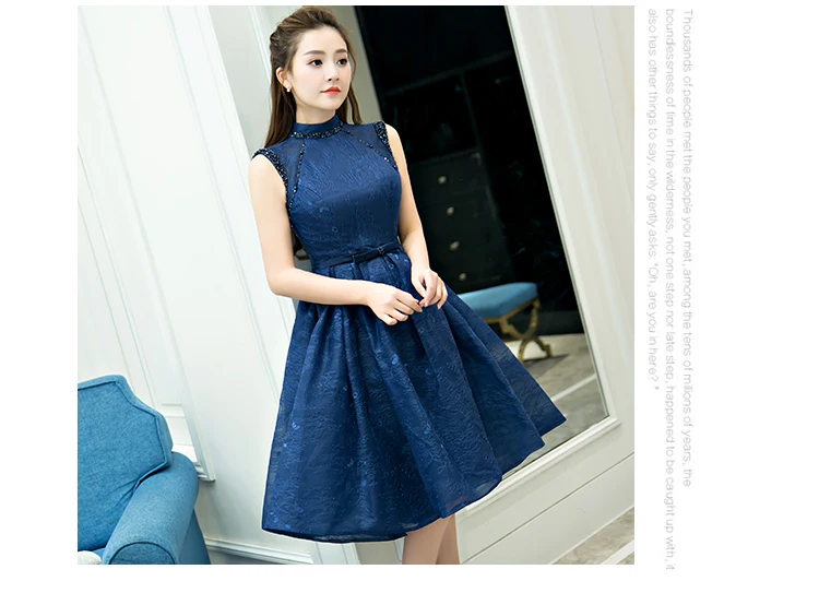 Vestidos beauty Emily, милое кружевное вечернее платье, для невесты, банкета, Элегантные аппликации, бисероплетение, без рукавов, Короткие вечерние платья