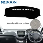 MIDOON для Peugeot 208 2008 2012 2013 2014 2015 2016 2017 2018 Тюнинг автомобиля тире коврики козырек от солнца крышка приборной панели автомобиля