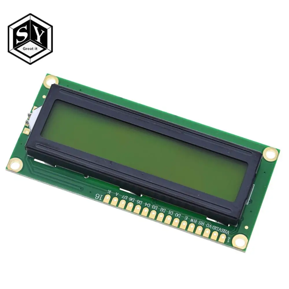 1 шт. модуль Great IT LCD 1602 синий зеленый экран ЖК дисплея 16x2 символа HD44780 контроллер